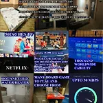 Staycation Netflix Wifi Thousand Cable Channels Games And Board Games Fiber Net Cozy Comfy Stay Relax